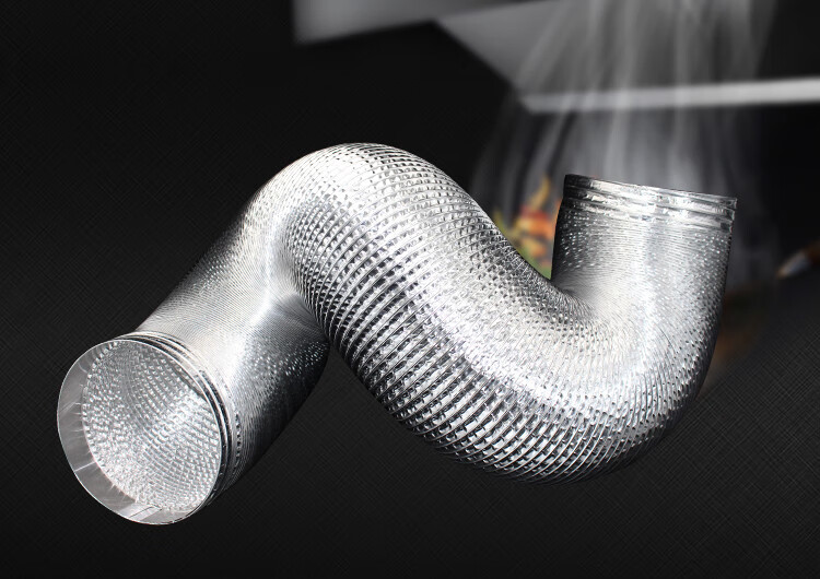 抽油烟机排烟管排气扇加厚铝箔管道50-600mm风机通用管子伸缩软管