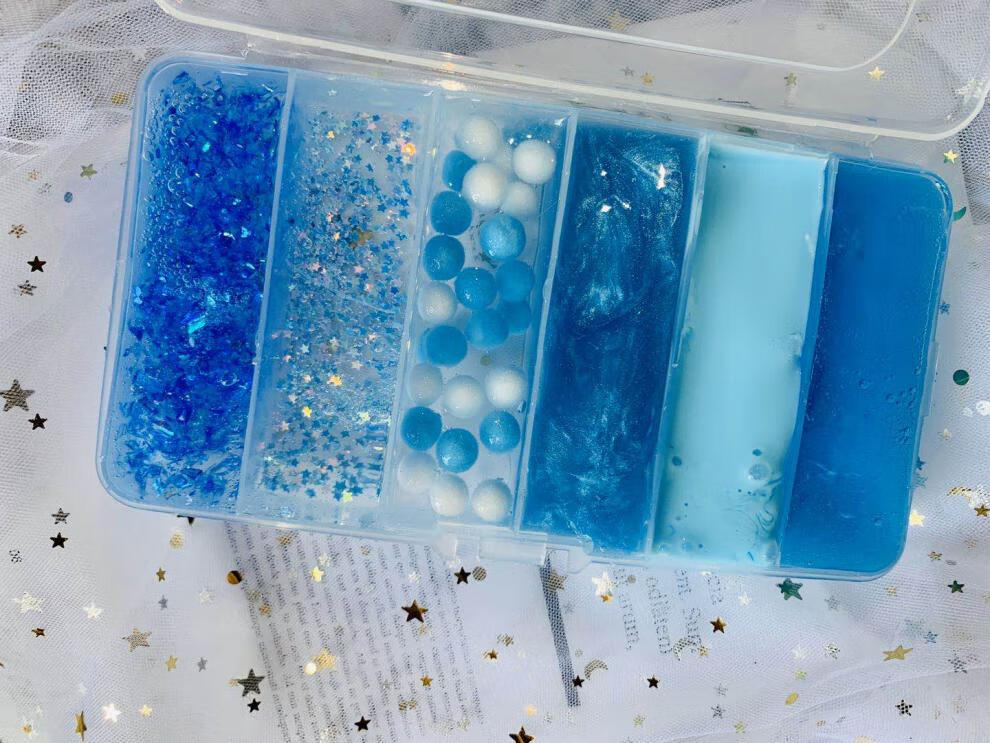 变色龙起泡胶猫眼星空成品安全少女心解压t沉睡魔咒起泡胶200ml