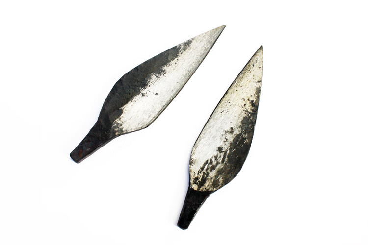 手工锻打刮刀竹篾刀毛竹匠工具竹子刮刀毛竹拉刀毛竹匀细刀定制一副2