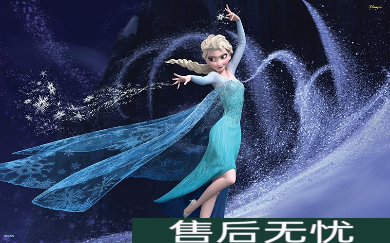 2022新款冰雪公主挂画冰雪奇缘海报爱莎公主艾莎女王安娜海报贴画墙画