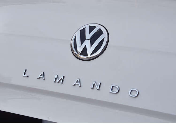 适用于大众凌渡改装lamando英文字母后尾箱车标贴字母贴车标装饰 20款
