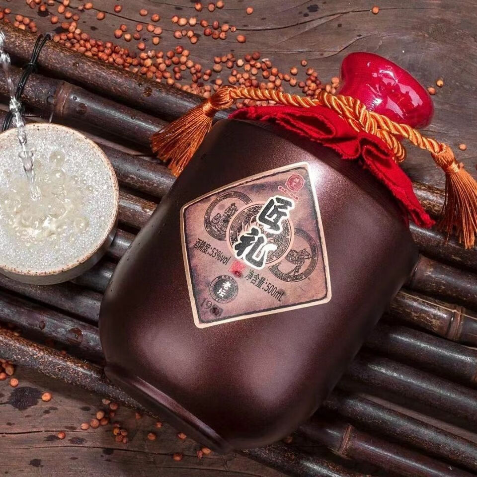 匠礼老坛酒仁怀酱酒领匠酒匠礼老坛手工一号大师手酿远明领匠老坛4瓶