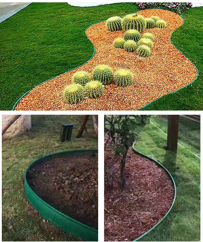 园林设计绿化草石隔离带隔根板隔根带绿色胶带隔根层隔草板绿色特a级