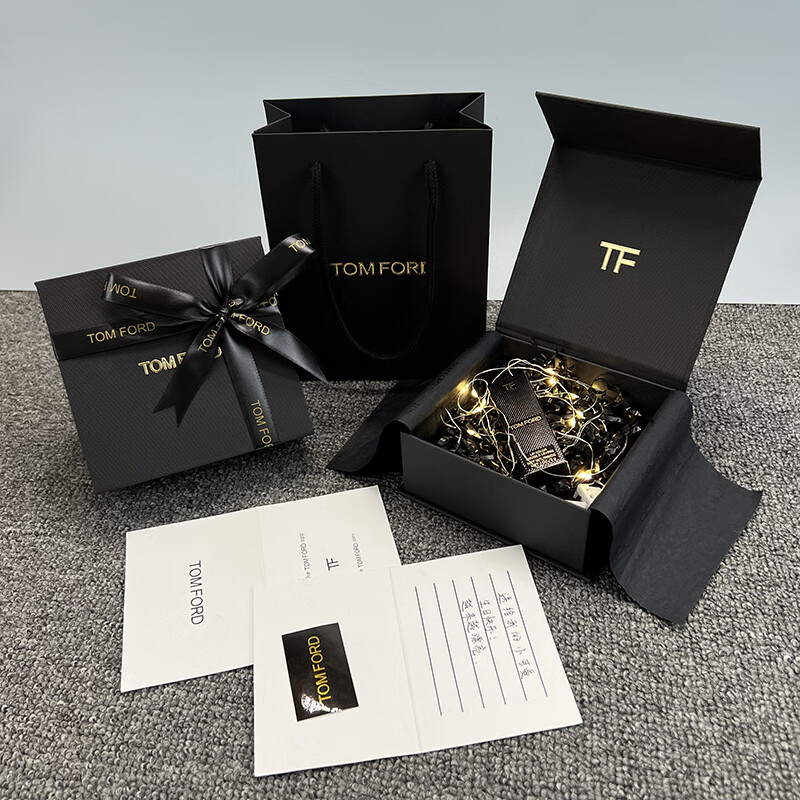 素树家居 新款专柜原版tf纸袋礼盒口红盒tf香水盒包装手提袋购物袋子