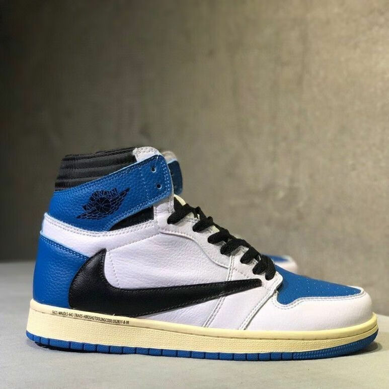 【官方旗舰】aj1 high高帮藤原浩联名闪电笑脸棕色倒钩男女运动板鞋子