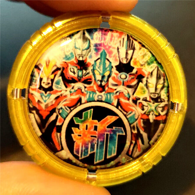 罗布奥特曼水晶徽章贝利亚奥特银河维克特利赛迦梦比优斯勇气宝宝记录