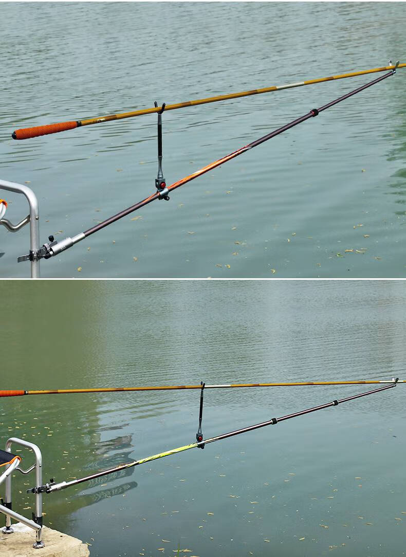 炮架钓鱼 钓鱼支架碳素鱼竿架2.2米/2.