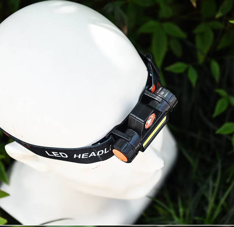 感应式头灯 强光充电超亮头戴式超长续航户外感应夜钓鱼照明灯 标准版