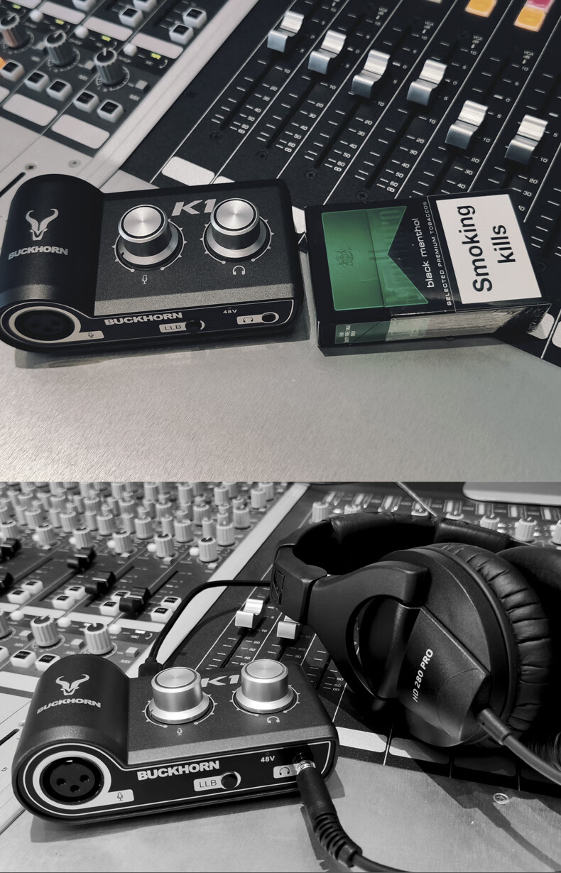 【官方旗舰】跳羚k1horn跳羚k1声卡usb外置声卡手机电脑网红主播录音