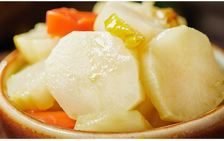 芥脆芯 温岭一定要芥菜腌制泡菜酒席家宴冷菜即食酒店下饭菜 芥脆芯