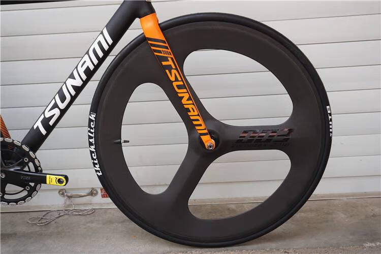 碳纤维轮组 zero 虫碳 碳纤维三刀 直三刀 死飞碳三刀轮 虫3刀轮组 死