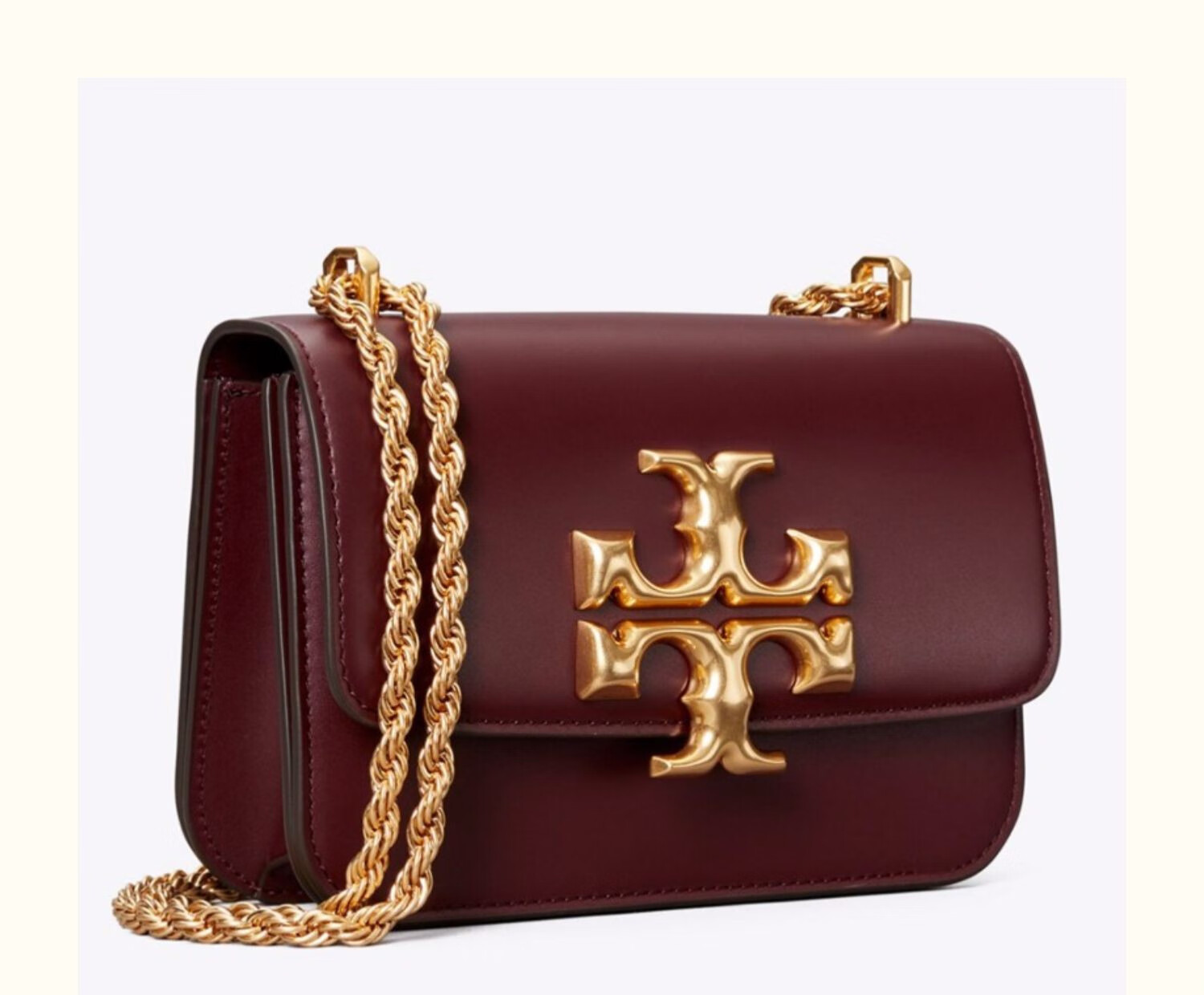 汤丽柏琦tb女包eleanor小方包单肩斜挎链条女包 链条绿色小号【图片