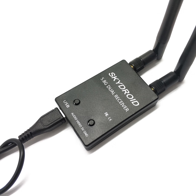 8g图传手机接收机otg手机电脑当显示器uvc视频采集卡 单天线手机接收