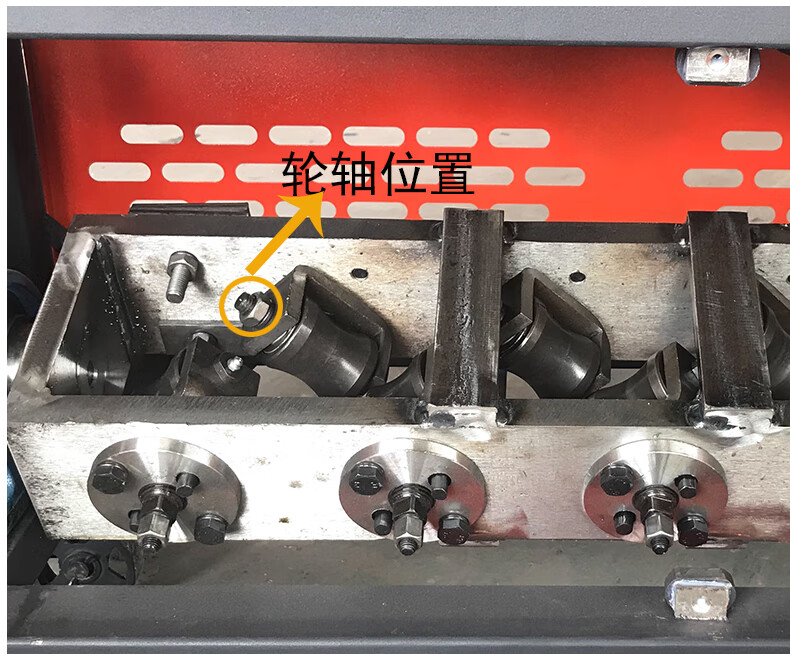 調直機輪軸調直輪框架銷軸穿軸中心定位軸帶絲輪軸調直機配件6202新