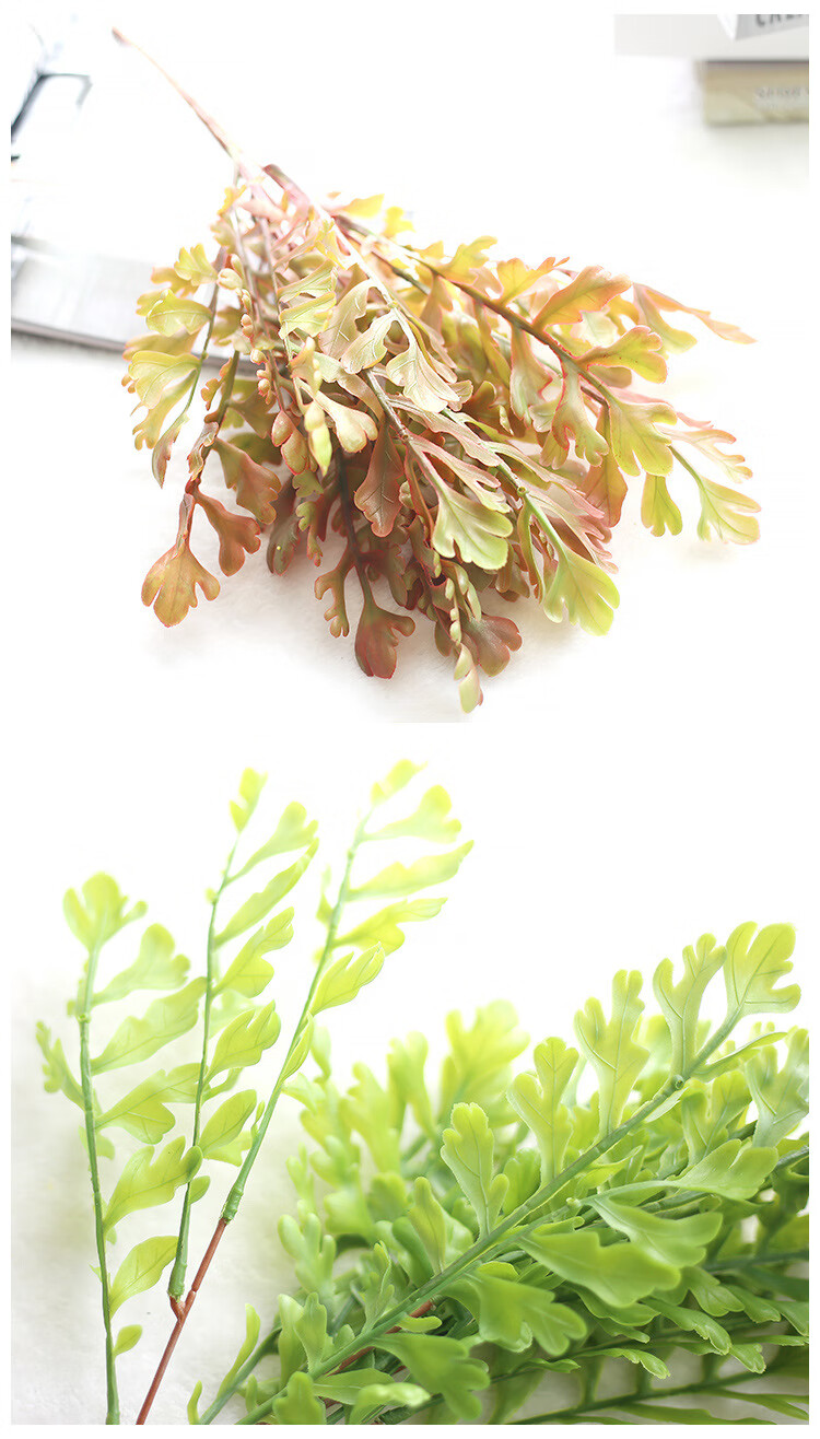 花下居假花仿真叶子手感配草室内植物墙仿真花微景观道具花墙摄影布景