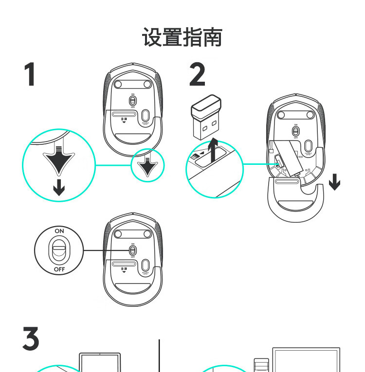 鼠标使用方法示意图图片