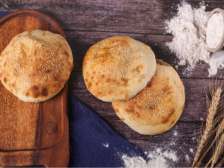 橙伯乐河南特产土吊炉烧饼高炉火烧五香芝麻饼馍1250g 4甜6咸【图片