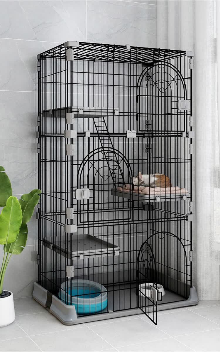 猫别墅猫笼子大自由空间三层四层猫咪笼子家用室内猫别墅猫舍猫屋