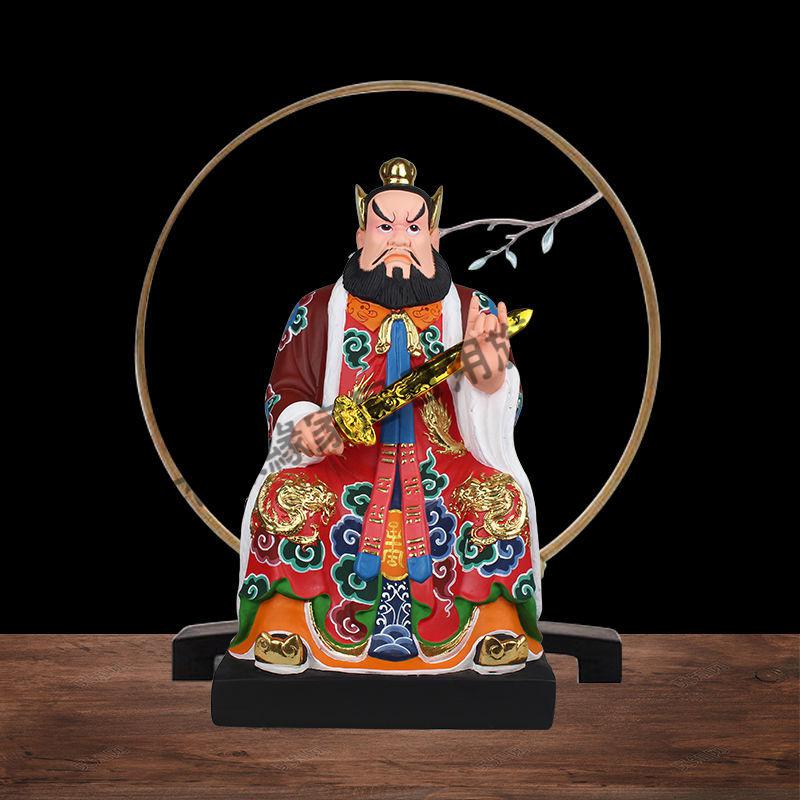 张天师神像龙虎山张天师神像供奉道教祖师爷张道陵正一真人木珠缘12寸