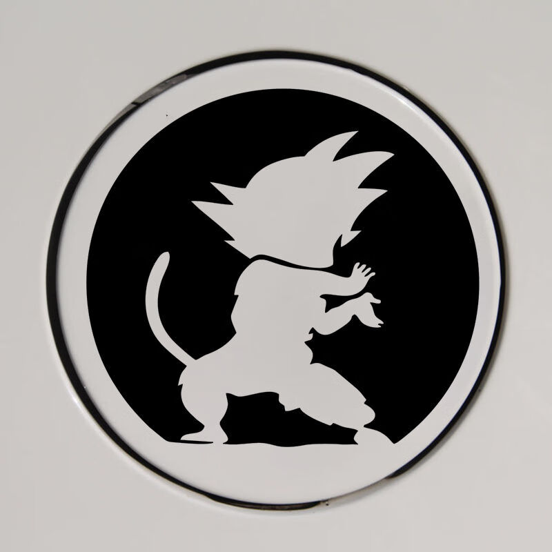 汽车个性创意车贴七龙珠悟空汽车贴纸油箱盖卡通动漫电瓶电动摩托车身