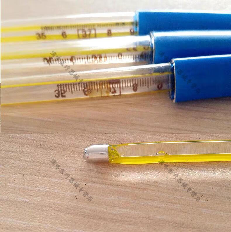 儿童婴儿肛门测量仪宝宝发烧发热温度表短泡头白背g体温计1支更安全