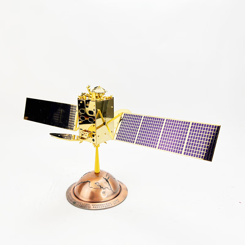东方红4号卫星模型鑫诺2号通讯卫星全金属合金成品航天仿真模型150
