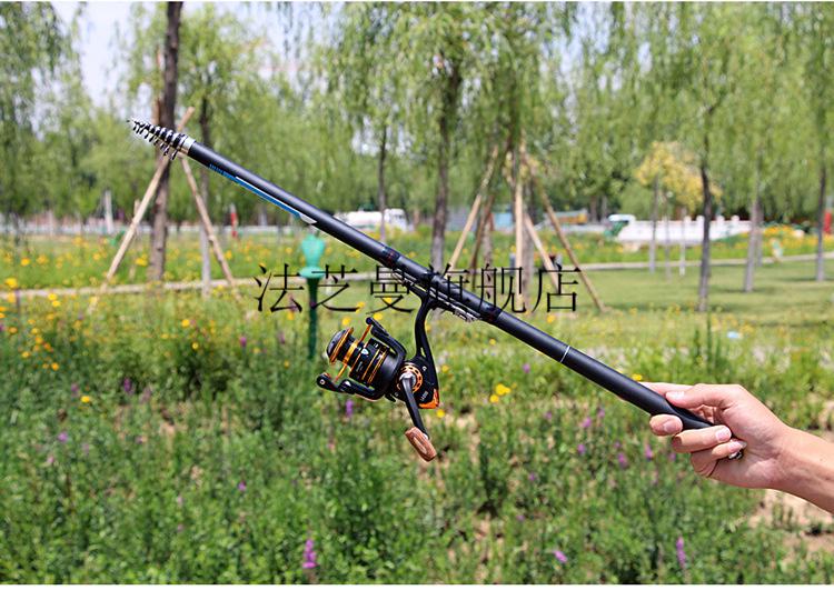 鑫盛矶钓竿短节矶竿碳素超硬超轻叽竿机竿钓鱼竿海竿套装 金黄色 4.