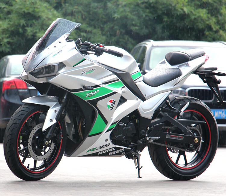 定制川崎款式r35摩托车跑车街车400cc双缸水冷电喷重机车整车可上牌