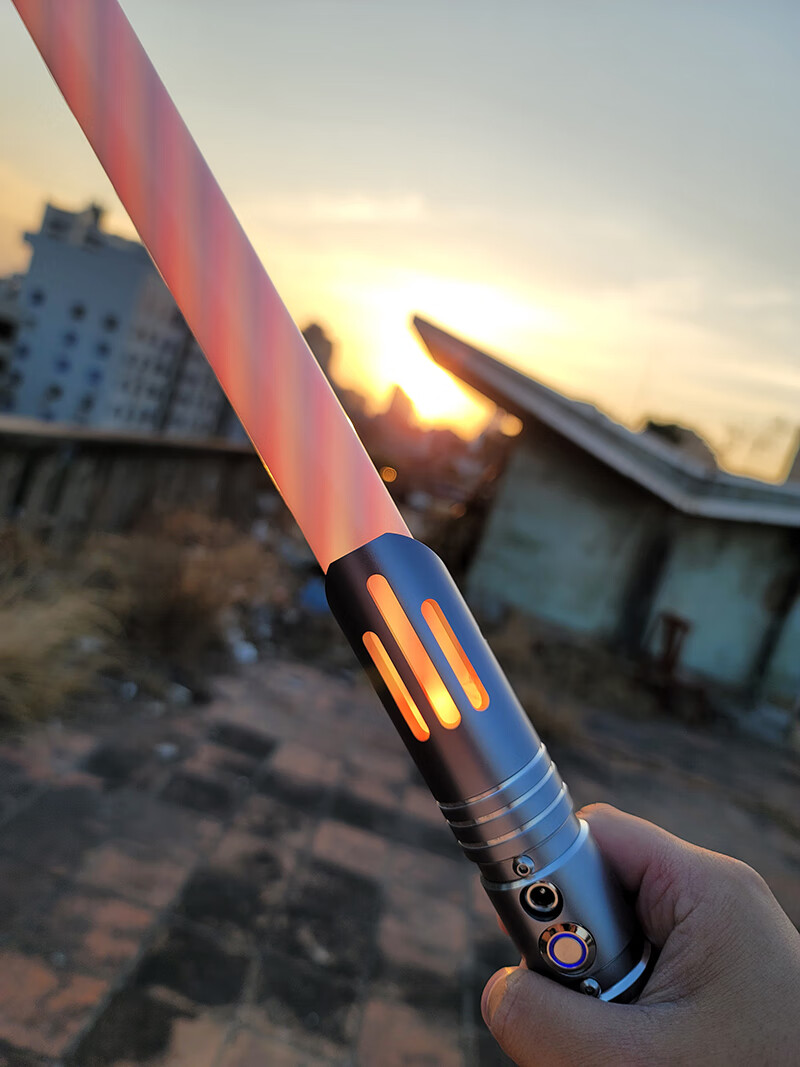 星球大战光剑不伸缩uw星战绝地武士发声光金属激光剑玩具道具同款时尚