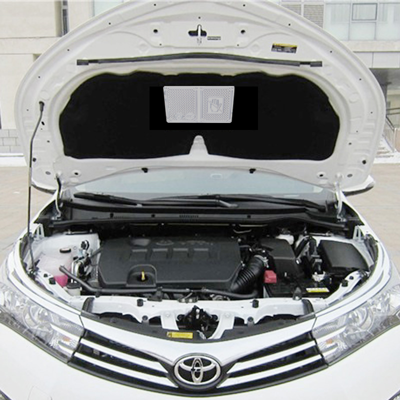 丰田新老款花冠凯美瑞卡罗拉rav4威驰发动机盖引擎盖隔音棉隔热棉 14