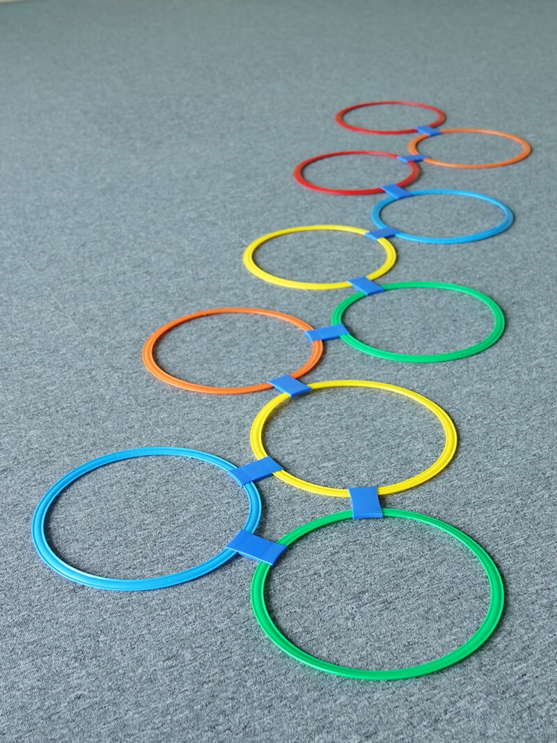 儿童跳房子格子圈圈感统训练器材家用幼儿园户外体能圈运动玩具常规大