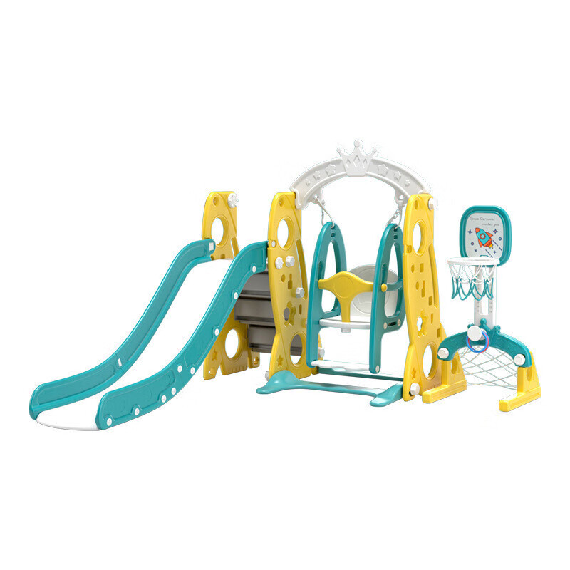 【全封闭】火箭滑梯秋千组合 框 柠檬黄【图片 价格 品牌 报价】-京东