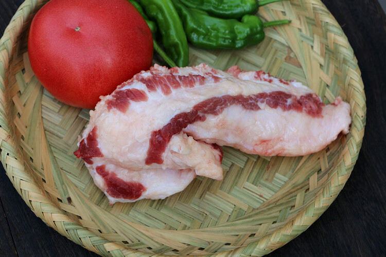 牛胸口油 当天现杀 新鲜 牛胸口捞 牛胸脯油1000g 火锅烧烤