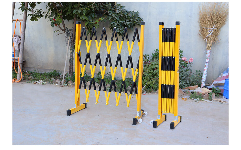 施工围栏 可移动隔离栏防护栏 安施工绝缘围栏折叠安隔离护栏 黑黄 长