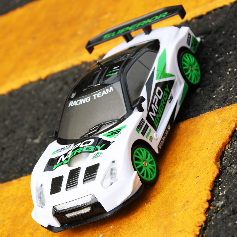 三菱四驱f1可漂移遥控赛车 男孩竞速充电高速跑汽车玩具 赛道版gt