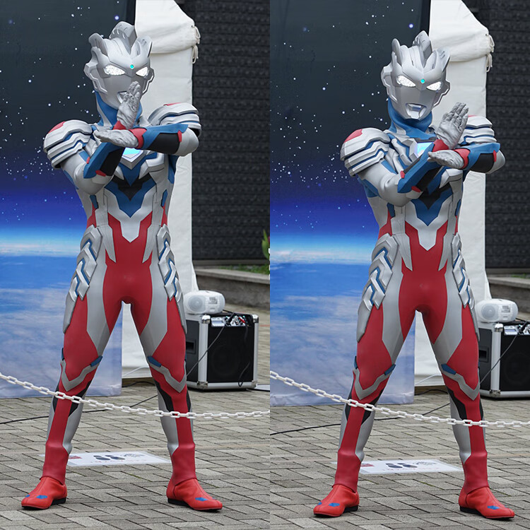 万代(bandai)泽塔奥特曼cos服装头盔摆件可穿戴全身盔甲eva道具皮套