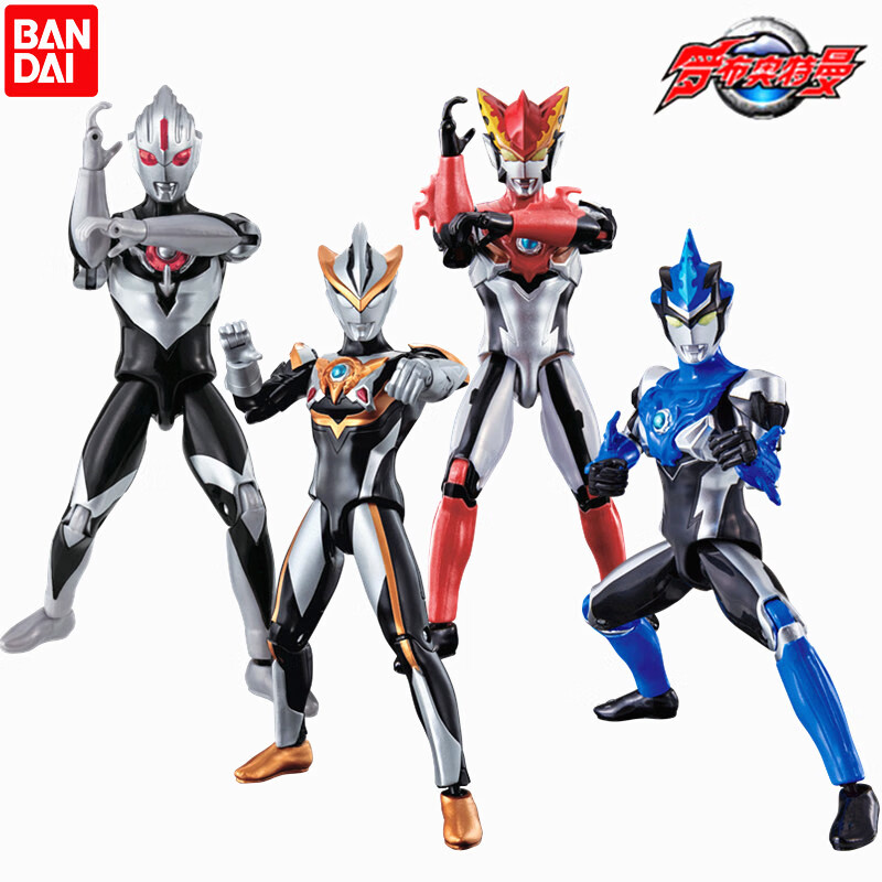 萬代(bandai)羅布奧特曼超可動人偶玩具羅索布魯暗黑歐布艾克斯捷德