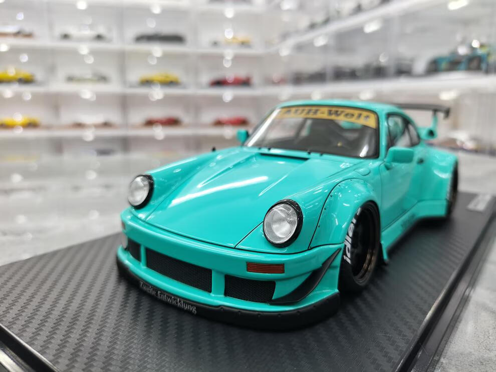 【官方旗舰】现货 原厂ig 保时捷911 930 rwb宽体 仿真树脂汽车模型