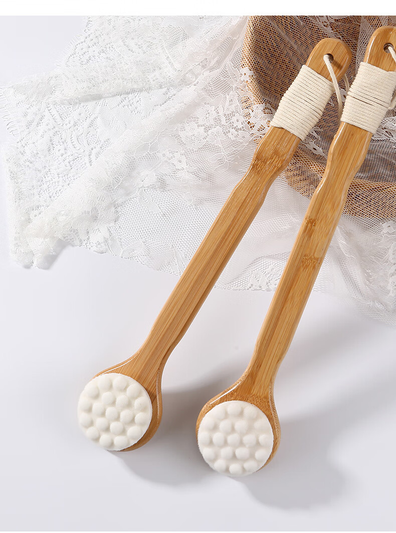 千屿日式搓澡刷日式猫爪软毛沐浴刷洗澡刷后背搓泥搓澡巾沐浴球搓背浴