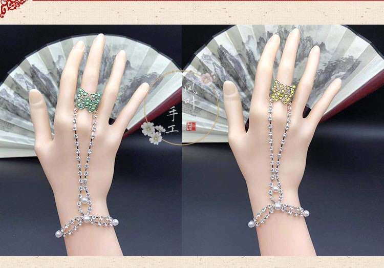 欢天喜地七仙女手链买一一古装欢天喜地一体手链分开链古风仙女手链