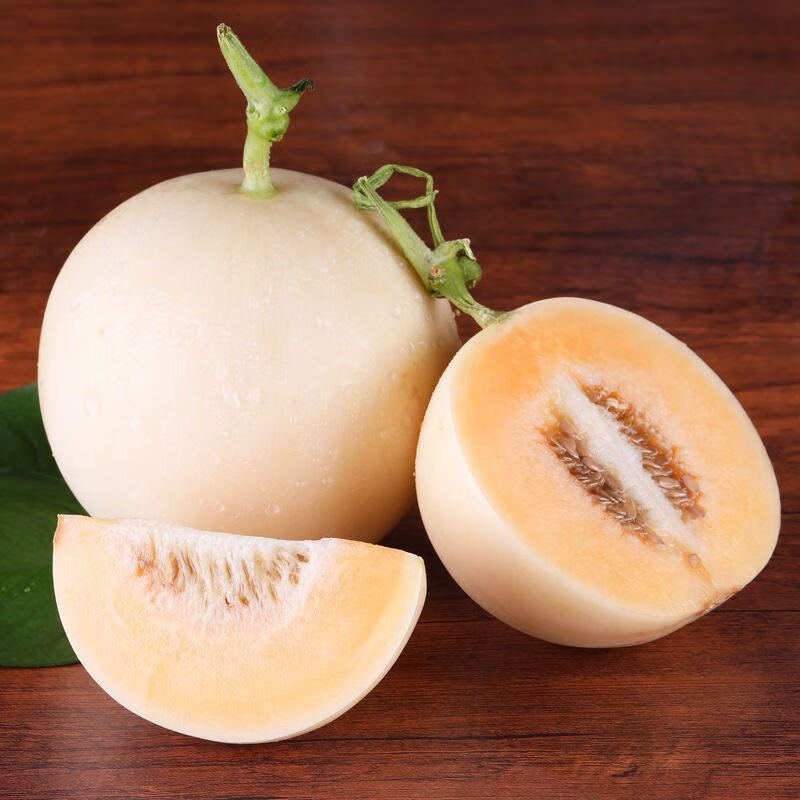 白金蜜瓜 2个装 京东生鲜 甜瓜白皮红瓜蜜瓜脆瓜香瓜