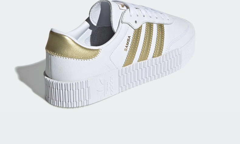 adidas阿迪达斯官网三叶草sambarose女子经典运动厚底增高鞋ee4681 白