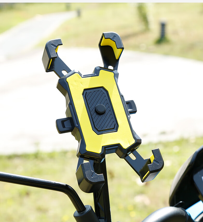 雅马哈旭鹰125摩托车配件手机支架电动车手机架导航支架外卖骑手车载