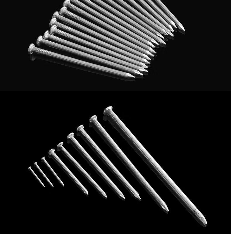 铁钉铁钉子木工小钉子家用圆钉洋钉细元钉子8分11523456寸12寸长30mm