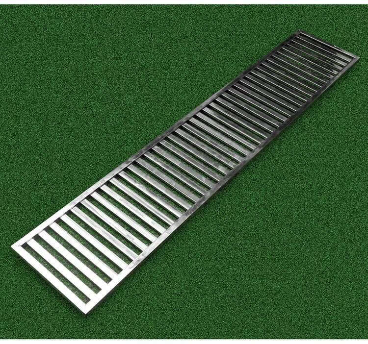 不锈钢地沟盖板水篦子排水沟盖板下水道明沟格栅盖板车库庭院盖板 0*