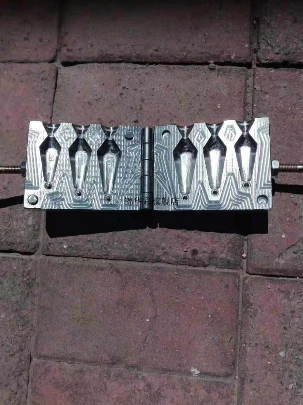 铅坠模具铅坠模具海钓坠水滴六角坠钓鱼坠挂环坠垂钓打鳖入水快4050各