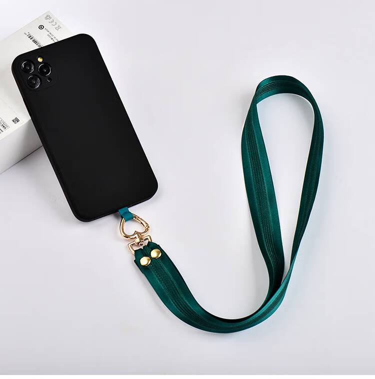 手机链斜挎 宽版手机挂绳贴片女挂脖绳带子手腕夹片吊绳斜挎可背链子