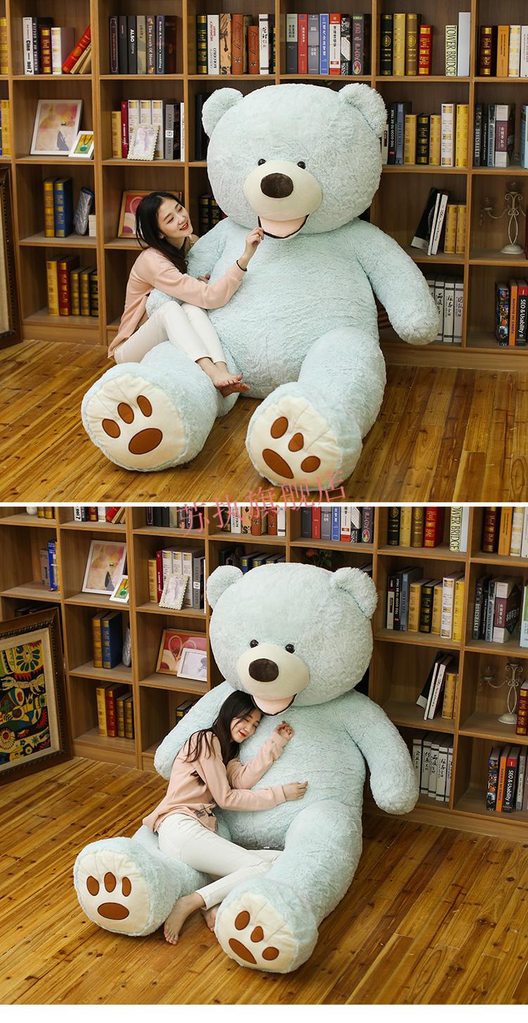 巨型公仔3米特大泰迪熊猫毛绒玩具超大号布娃娃2抱抱熊女睡觉玩偶 米