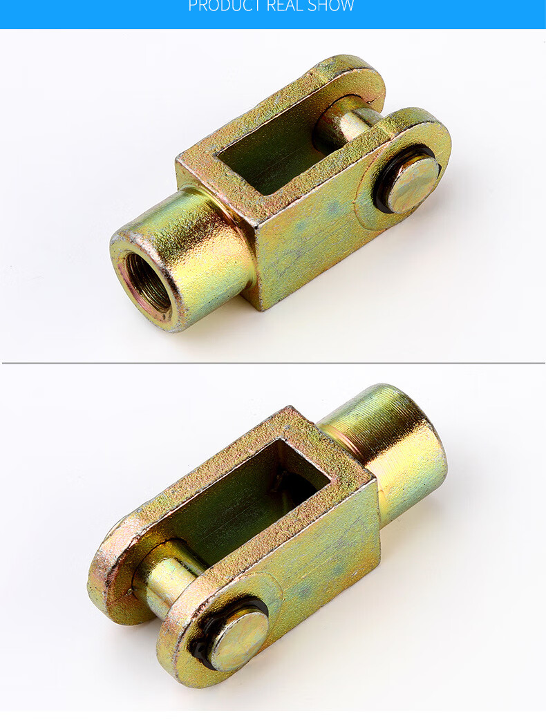 jimdz 气缸附件sc/ma/mal气缸附件配件y型接头32-250内螺纹安装固定 y