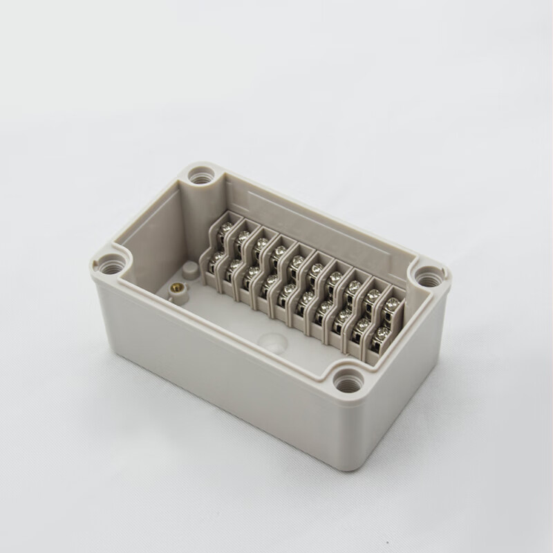 户外防水接线盒带端子塑料分线盒防尘电线防雨密封盒室外过线盒飞高自